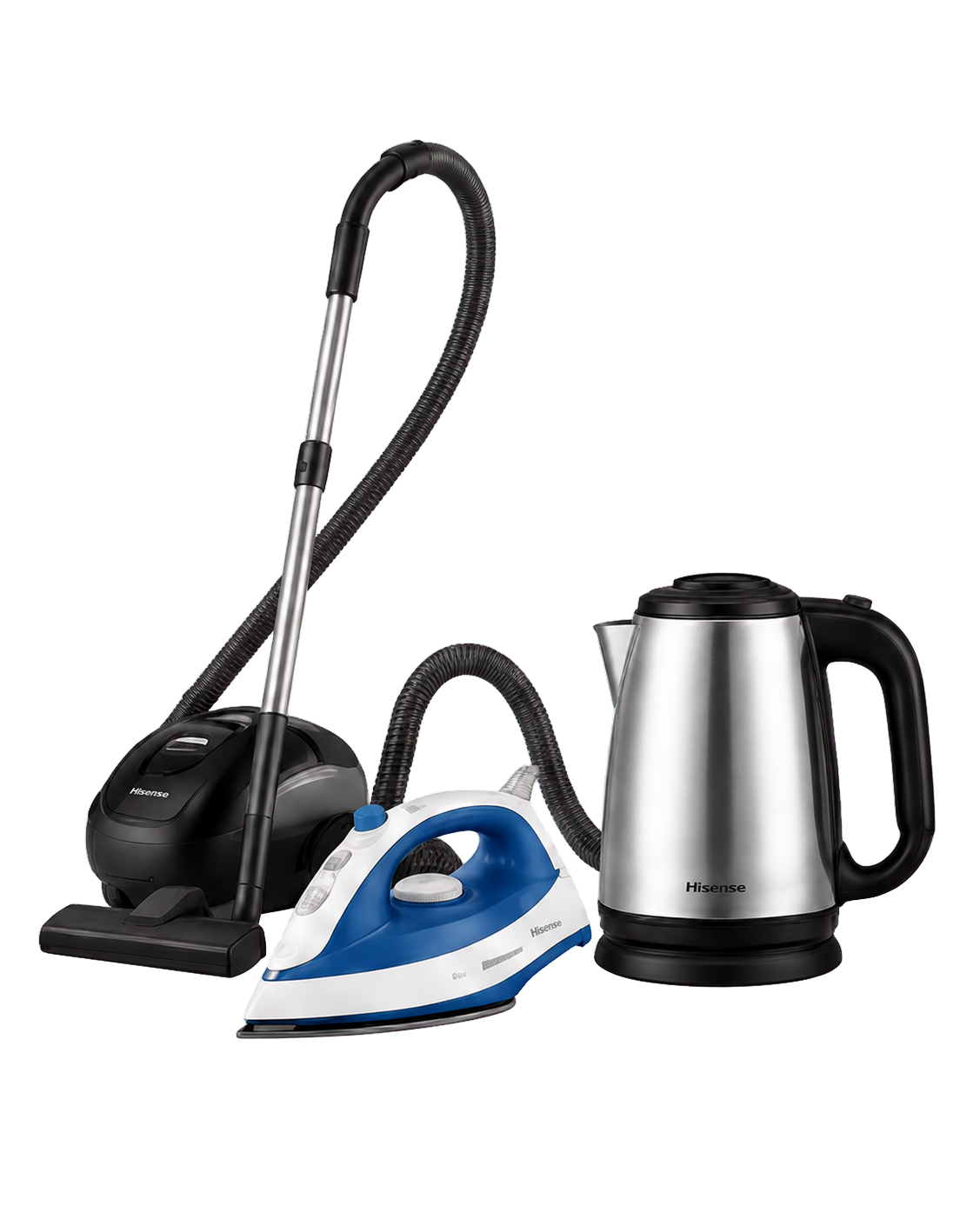 Vacuum cleaner, electric kettle and iron